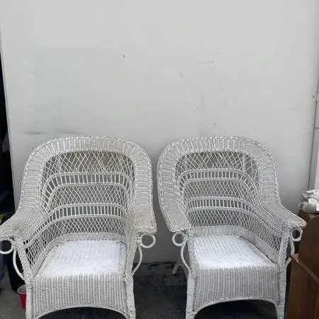 Two Wicker Chairs-As Is-Used