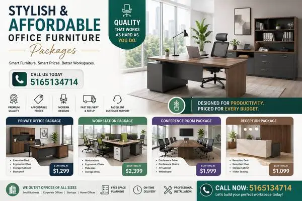 Upgrade your office Furniture Save 50% to 75% Off