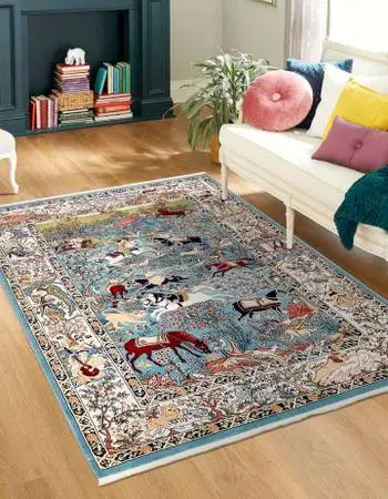 Brand New Persian Design ***Rug*** 8ftx10ft with **Fringes**