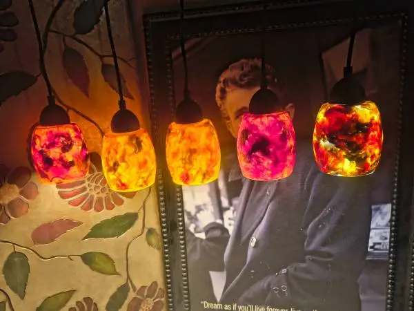 Multicolor Pendant Light Fixtures 5 Round X 8 High with 3ft Cord