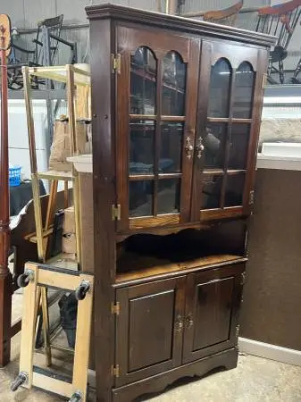 Vintage Corner Cabinet