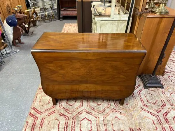 ♦♦ Unique Solid Wood Vintage Drop Leaf Dining Table Cabinet Console ♦♦