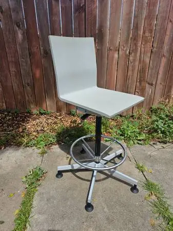 Vitra .04 Counter Chair Stool by Maarten Van Severen Gray Adjustable