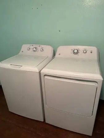 GE washer and dryer