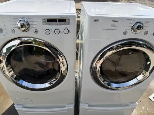 Lg washer and electric dryer delivered