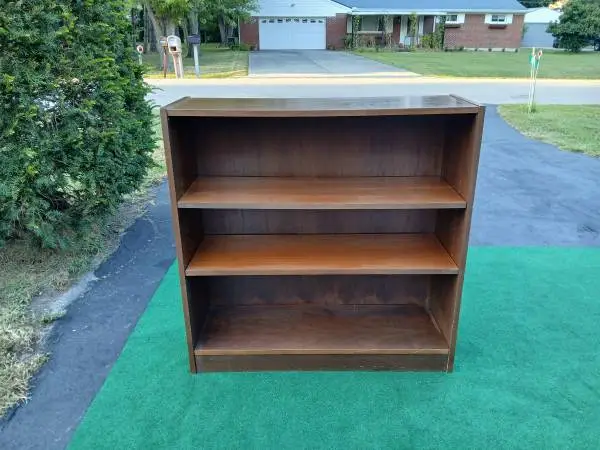 Mid Century Walnut Bookshelf