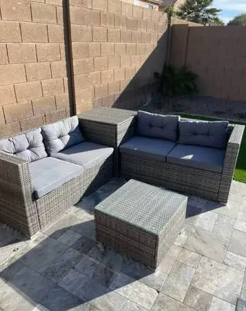 Outdoor Patio Storage Conversation Set *New*