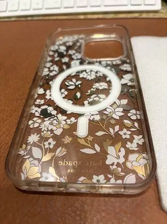 I PHONE 14 PRO MAX CASE ELEGANT SPARTKLING FLOWERS