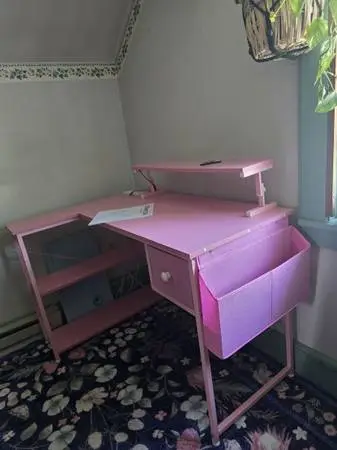 L shaped desk