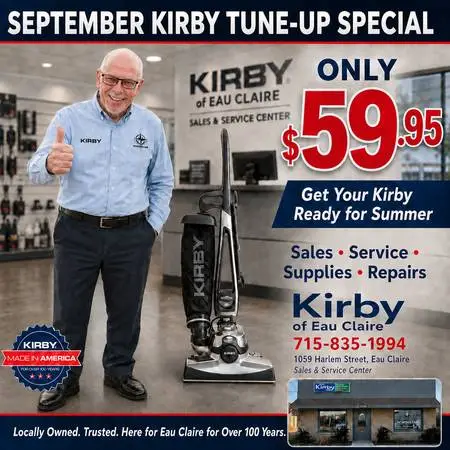 Kirby Vacuum Cleaner Tune-Up  / Service  $59.95 AUGUST Special