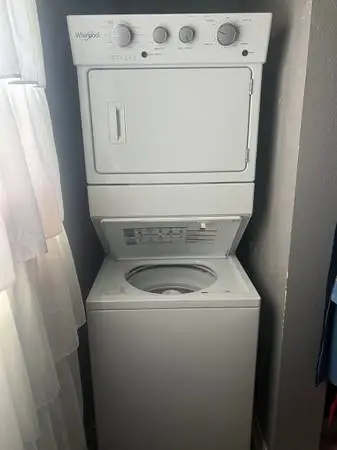 Very nice stackable, washer and dryer