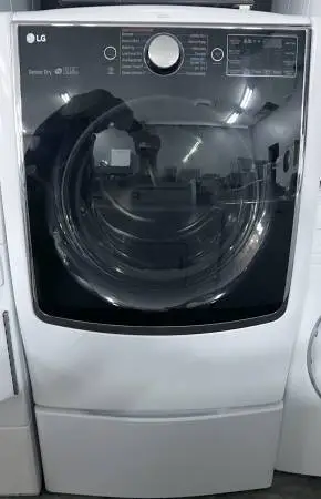 LG DLEX9000W 9.0 cu. ft. Electric Dryer, Front Load 29 Inch Pedestal