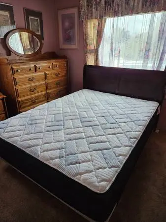 Queen Mattress and Frame For Sale