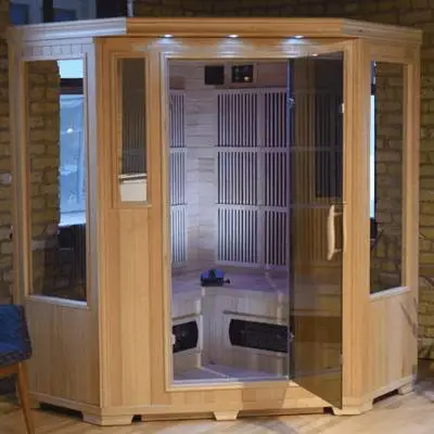 GHS Good Health 3 Person Infra-Red Sauna Corner Unit
