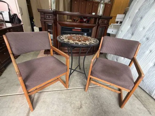 Bistro table and chairs