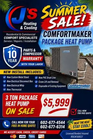 ☀️Summer Savings☀️Save Now 2-3-4-5 Ton Heat Pump HVAC Units On Sale