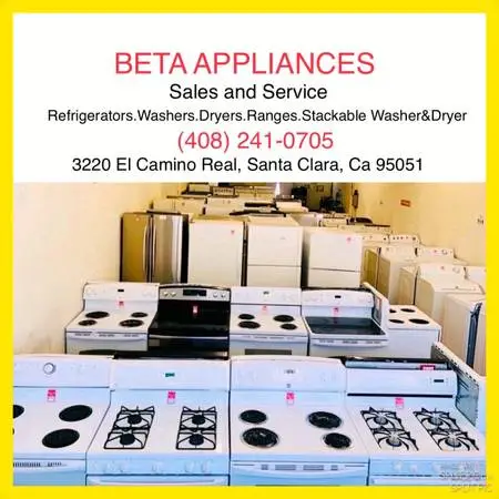 Refrigerator.Washer.Dryer.Stove