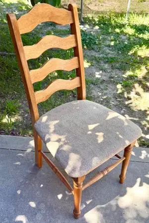 Vintage APA Marketing Sturdy Oak Wood Dining Chair