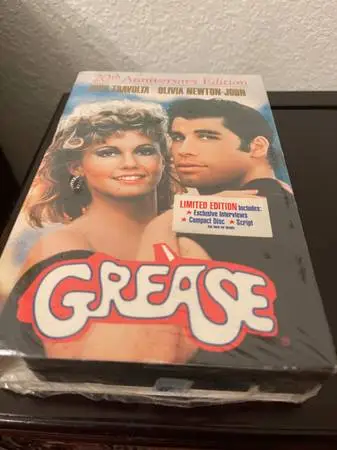 Grease Movie 20 anniversary limited edition VHS brand new sealed