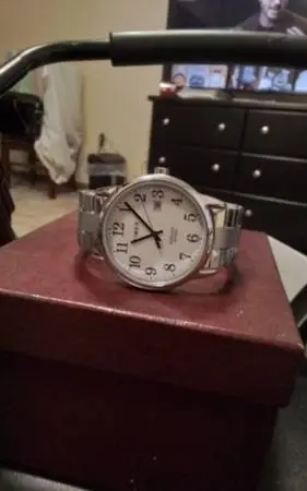 New Mans Timex Easy Reader Quartz Wristwatch