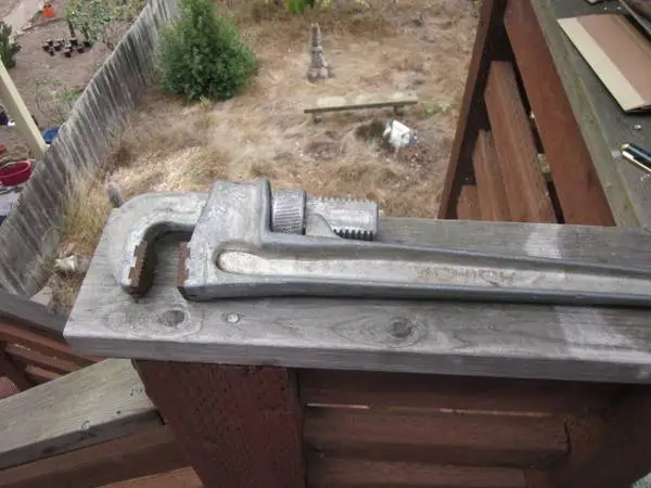 Vintage Schick Aluminum Pipe Wrench