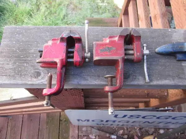 Two Vintage Small Vises