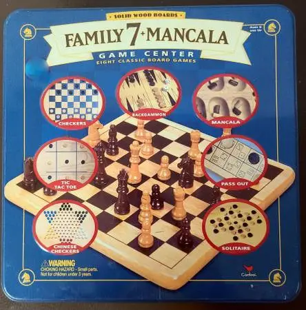Solid Wood Family 7 + Mancala Game Center
