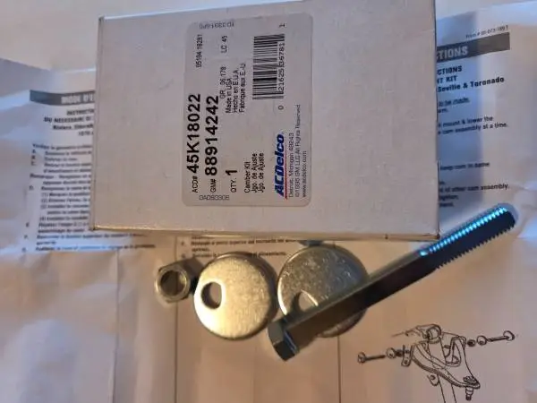 ACDelco Professional 45K18022 Front Camber Adjuster Bolt