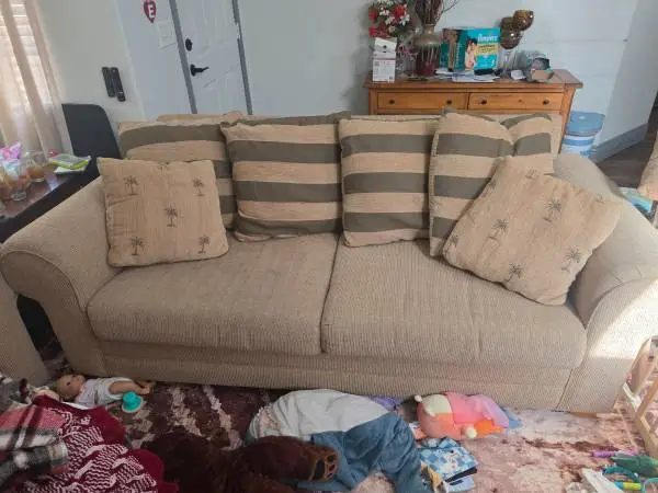Sofa and loveseat