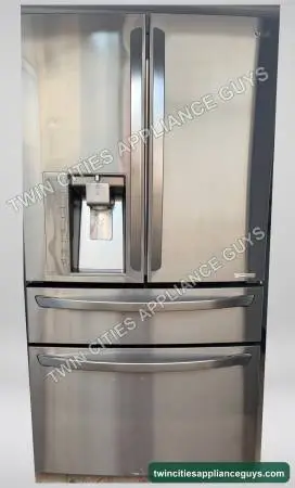 LG 22.7 Cu Ft Counter-Depth 4-Door French-Door Fridge — $450