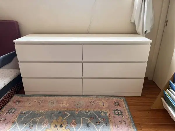 6 Drawer Dresser White IKEA