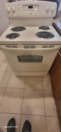 GE coil stove