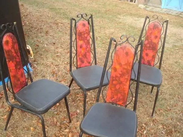 4 vintage chairs