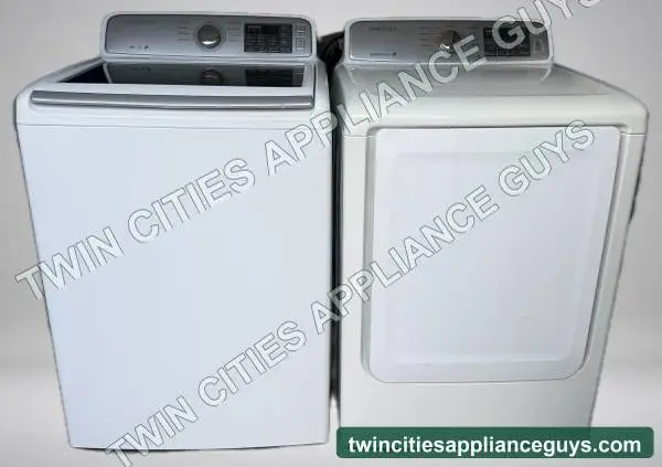 Samsung 4.5 Cu Ft Top-Load Washer and 7.4 Cu Ft Gas Dryer Set — $400
