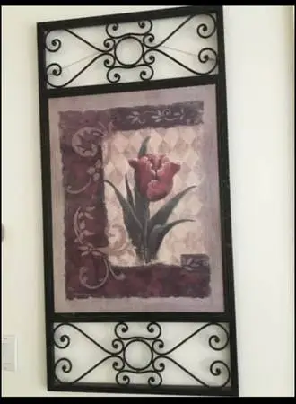 Picture on Metal frame