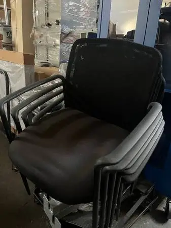 Mesh Side Chairs (stacking too) Fabric seating