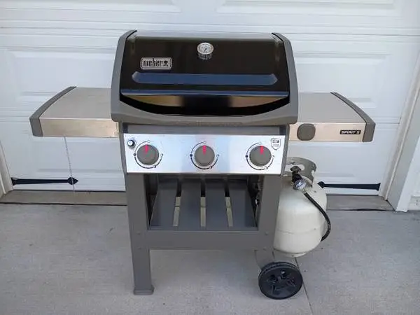 Weber SPIRIT II E-310 LP GAS GRILL w/Cover + Tank - New Flavorizers