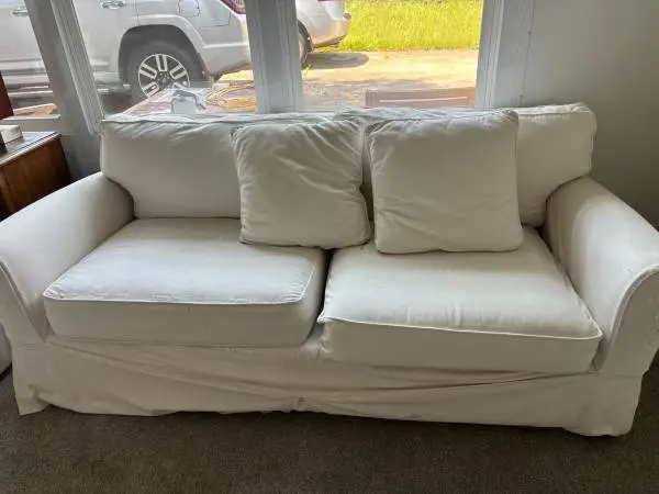 sofa w/ slip cover