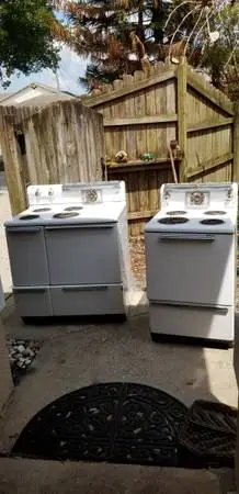 Vintage, antique, classic electric range oven