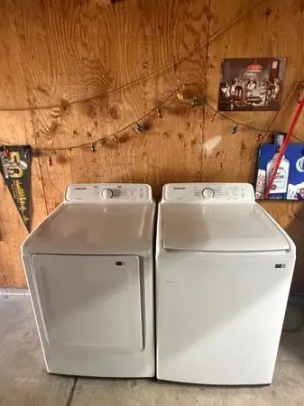 Samsung heavy duty washer and electric dryer set
