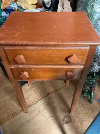 Vintage / refinish- side tables, dressers