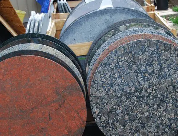 Solid Granite Table Tops for Indoors or Outdoors