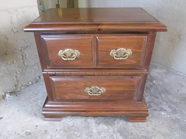 Dark Heavy Nightstand