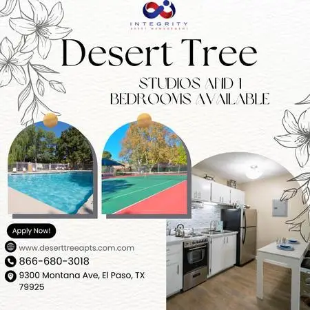 1BEDROOMS AVAILABLE FOR IMMEDIATE MOVE IN WITH PROMOTIONAL PRICE
