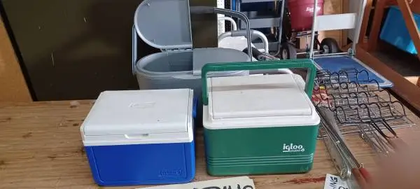 CAMPING equip & supplies.      grilling, coolers, Coleman parts