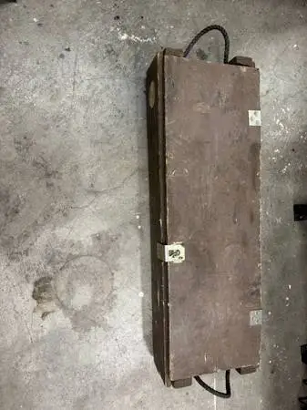 Vintage Ammo crate with handles and cover - 36x12x7 - WWII