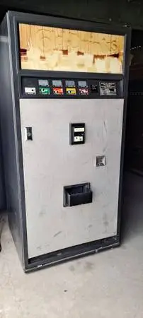 Soda vending machine 5 select READ INFO