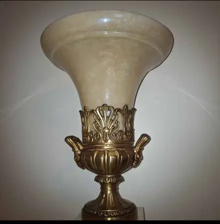 Antique Vintage Torchiere Art Deco Floor Lamp w/Original Shade