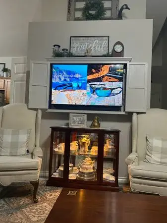 TV Cabinet - We enjoy our TV, but dont always enjoy seeing it