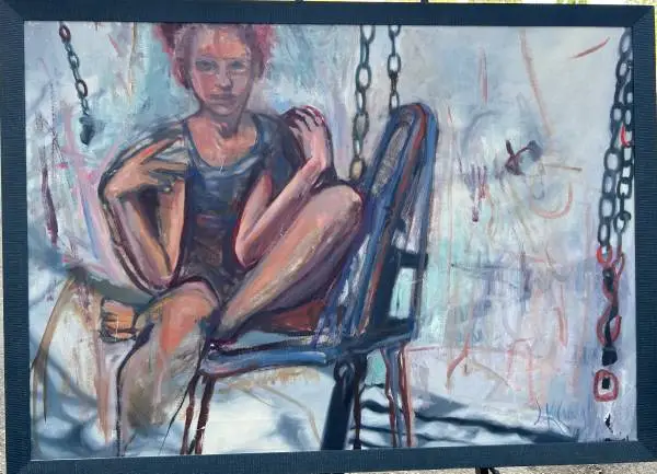 Joanie Krug painting